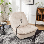 Ivory Recliner with Mobile Phone Holder
