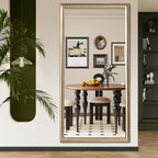 70" x 32" Gold Full Length Floor Mirror