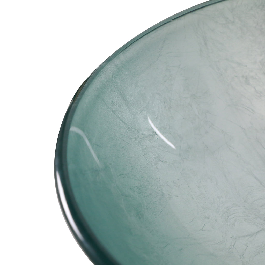 Bathroom Artistic Tempered Glass Vessel Sink
