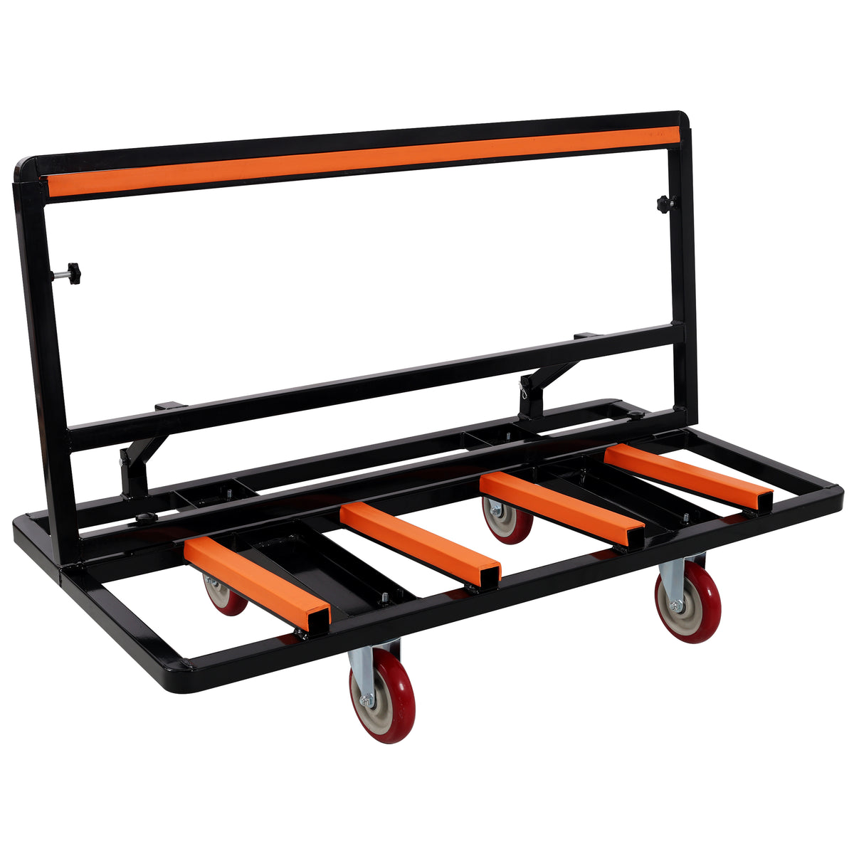 Folding Drywall Cart, 2200 LBS Utility Dolly with Swivel Casters