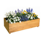 Solid Fir Wood Raised Garden Bed with Liner