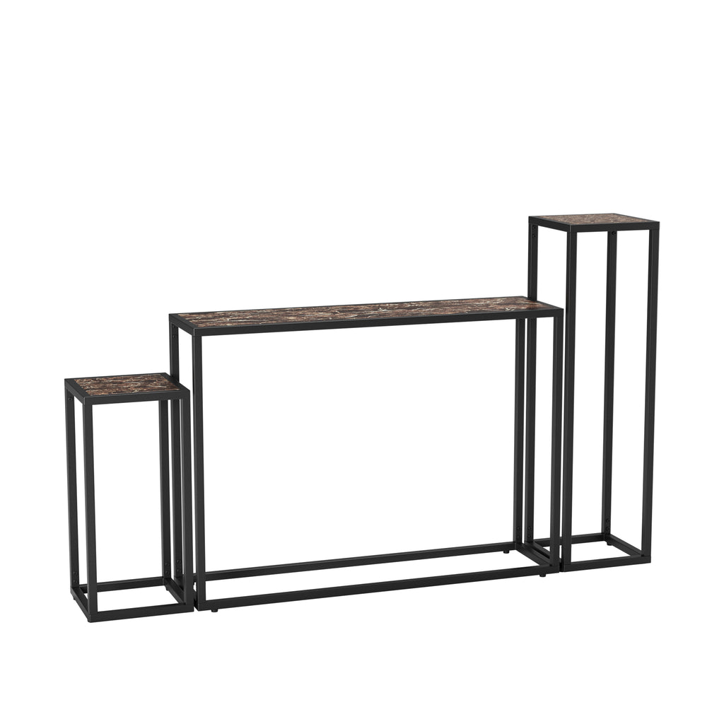 3-Piece Set of Narrow Tables