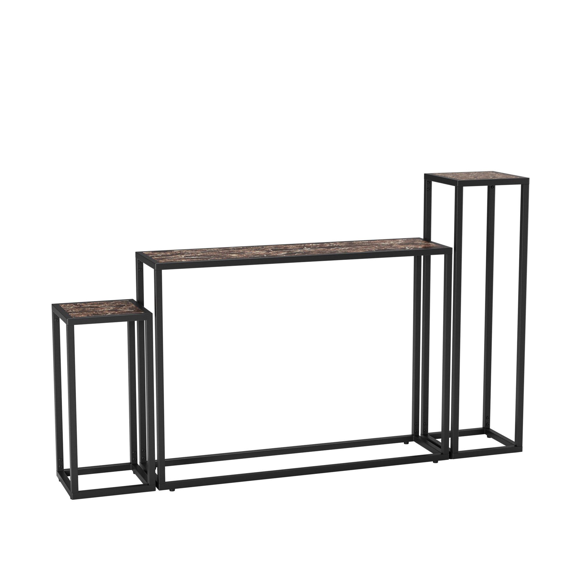 3-Piece Set of Narrow Tables