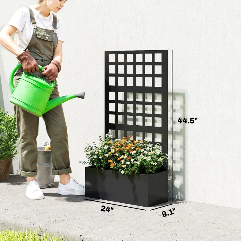 Planter Box with Trellis