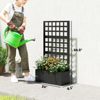 Planter Box with Trellis