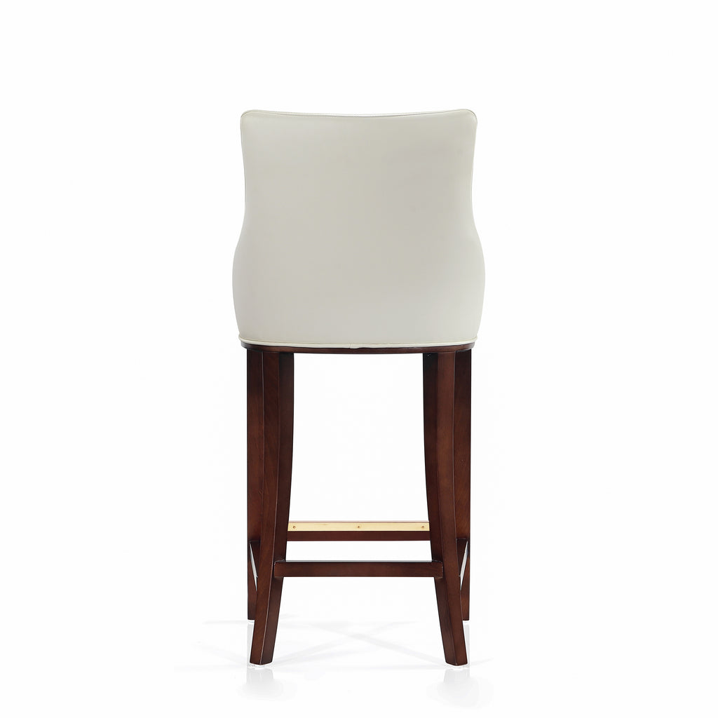 Shubert Wood Upholstered Barstool
