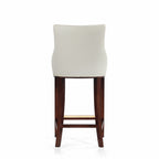 Shubert Wood Upholstered Barstool