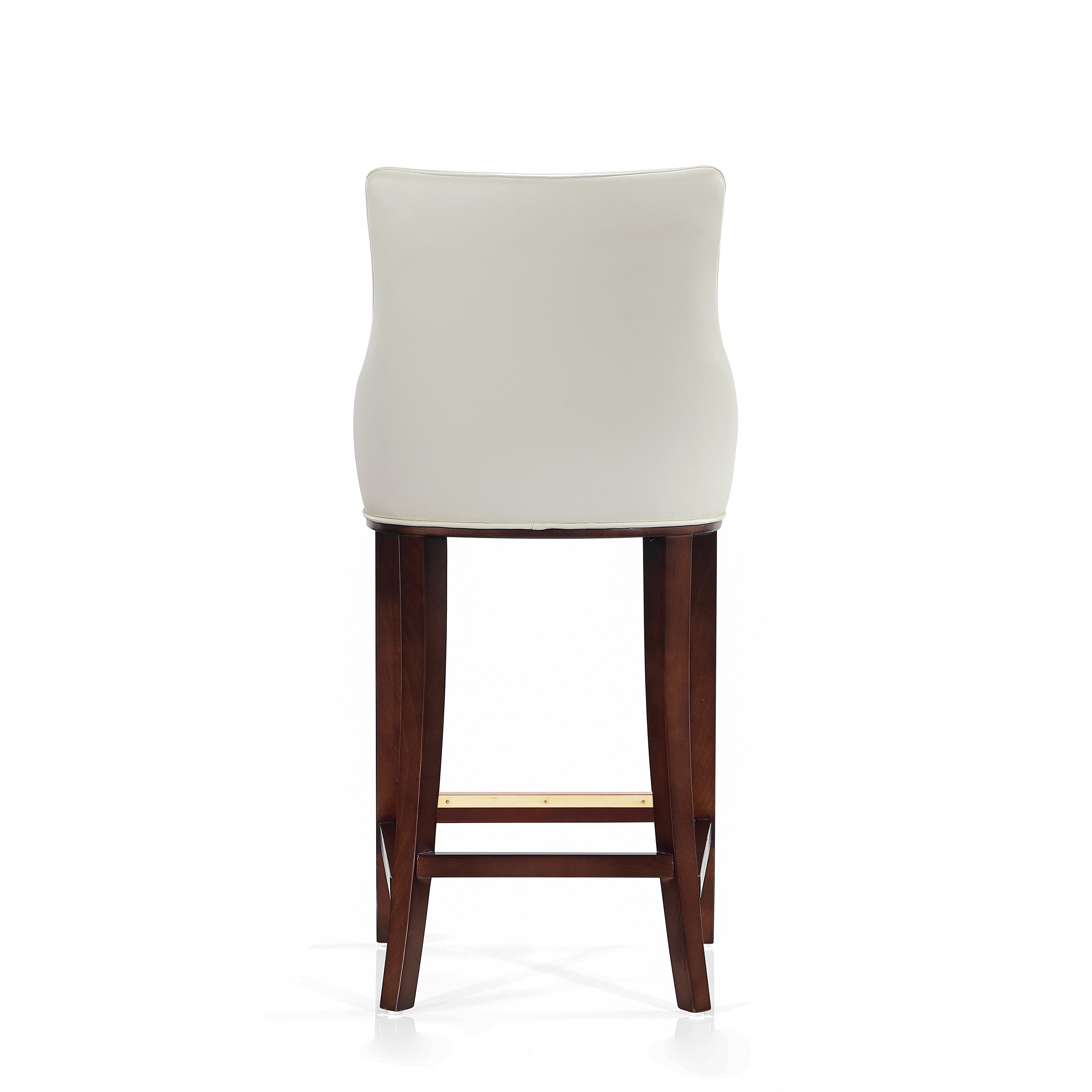 Shubert Wood Upholstered Barstool