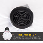 3.4' Blow-Up Outdoor Christmas Display Inflatable Hanging Snowman