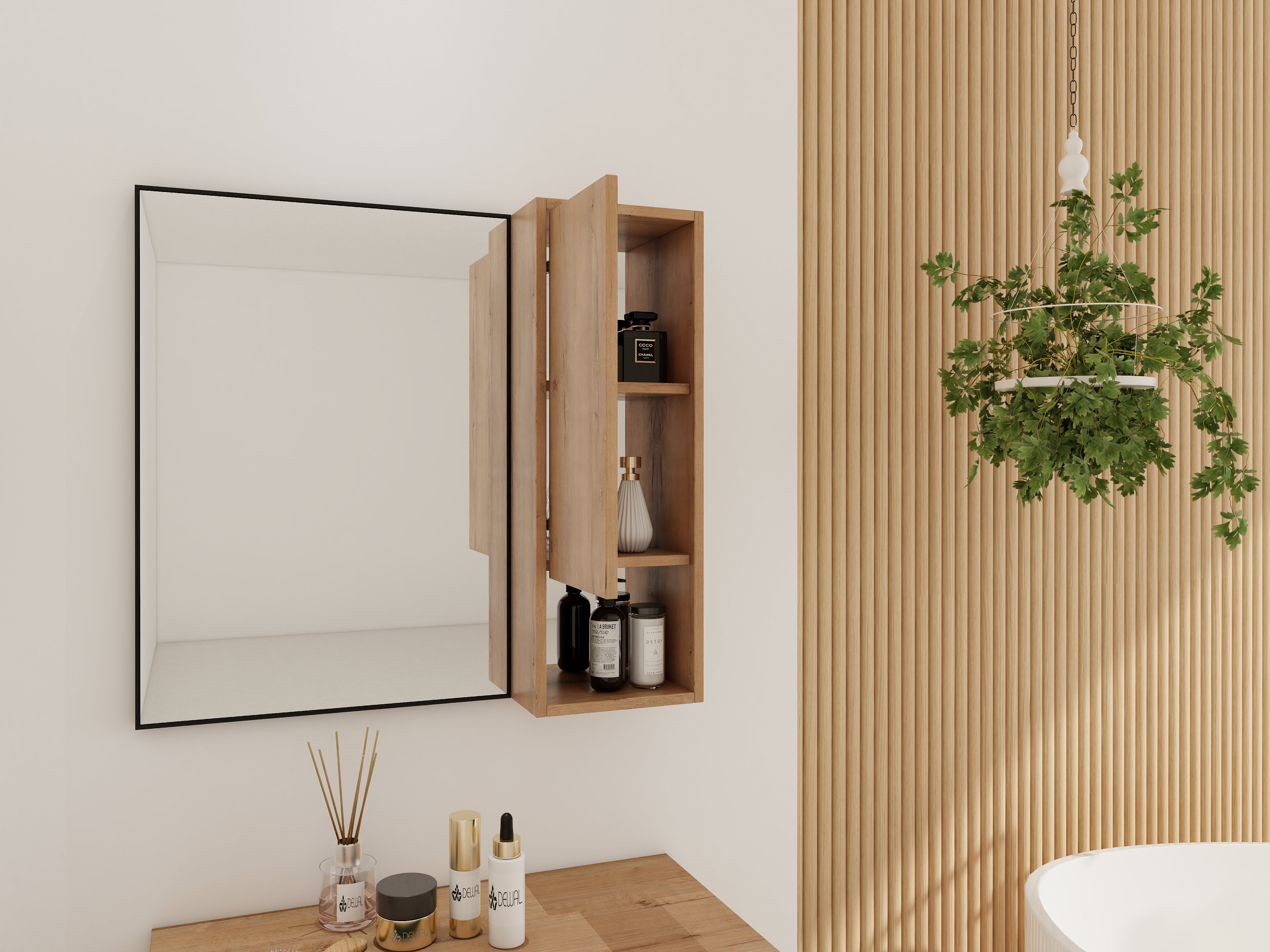 10'' Wall Mounted Storage Cabinet with Soft Close Door