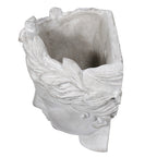 Small Visage Cement Wall Planter Wall Vase