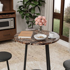 3-Piece Bar Table Set with 2 Bar Stools