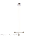 Eileen Contemporary Floor Lamp in Brushed Nickel