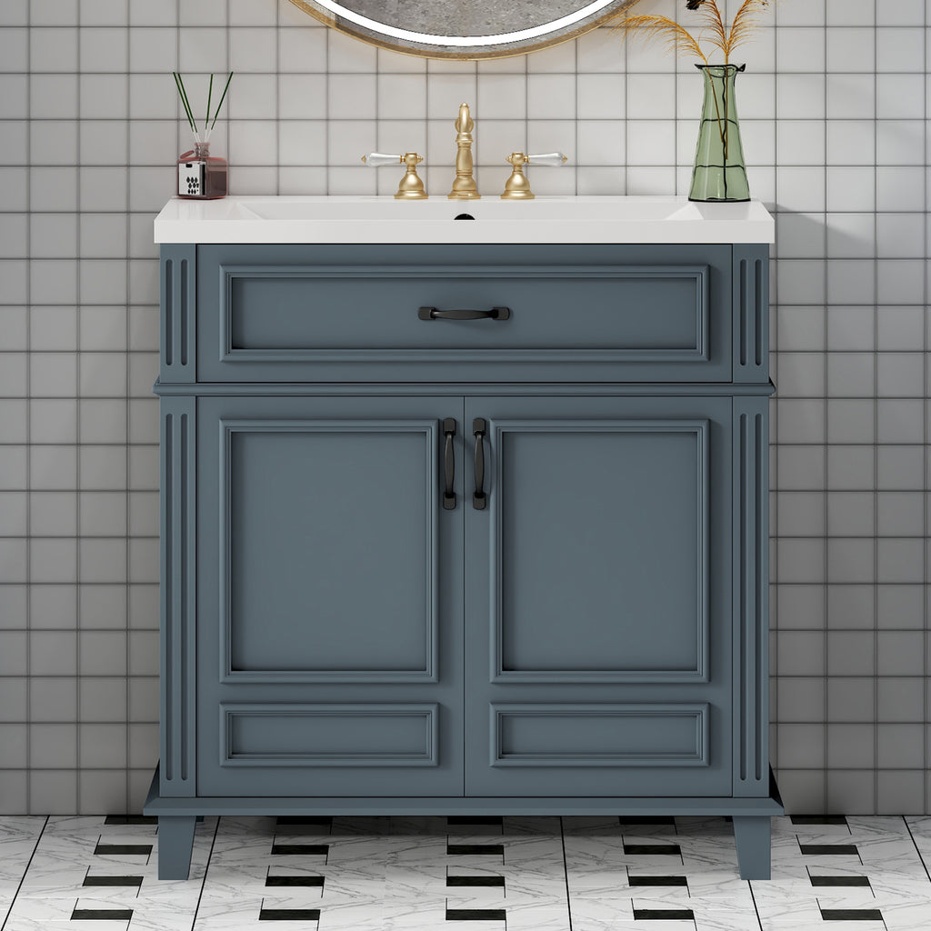 30'' Bathroom Vanity with Ceramic Sink