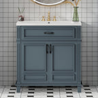 30'' Bathroom Vanity with Ceramic Sink