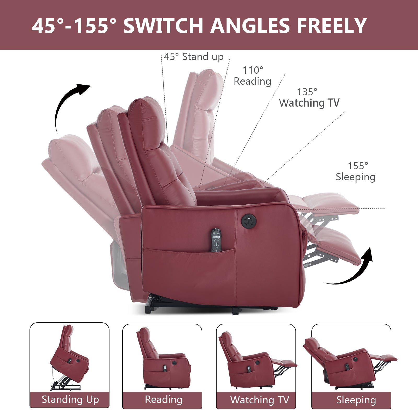 Comfortmax Wine Recliner Chair