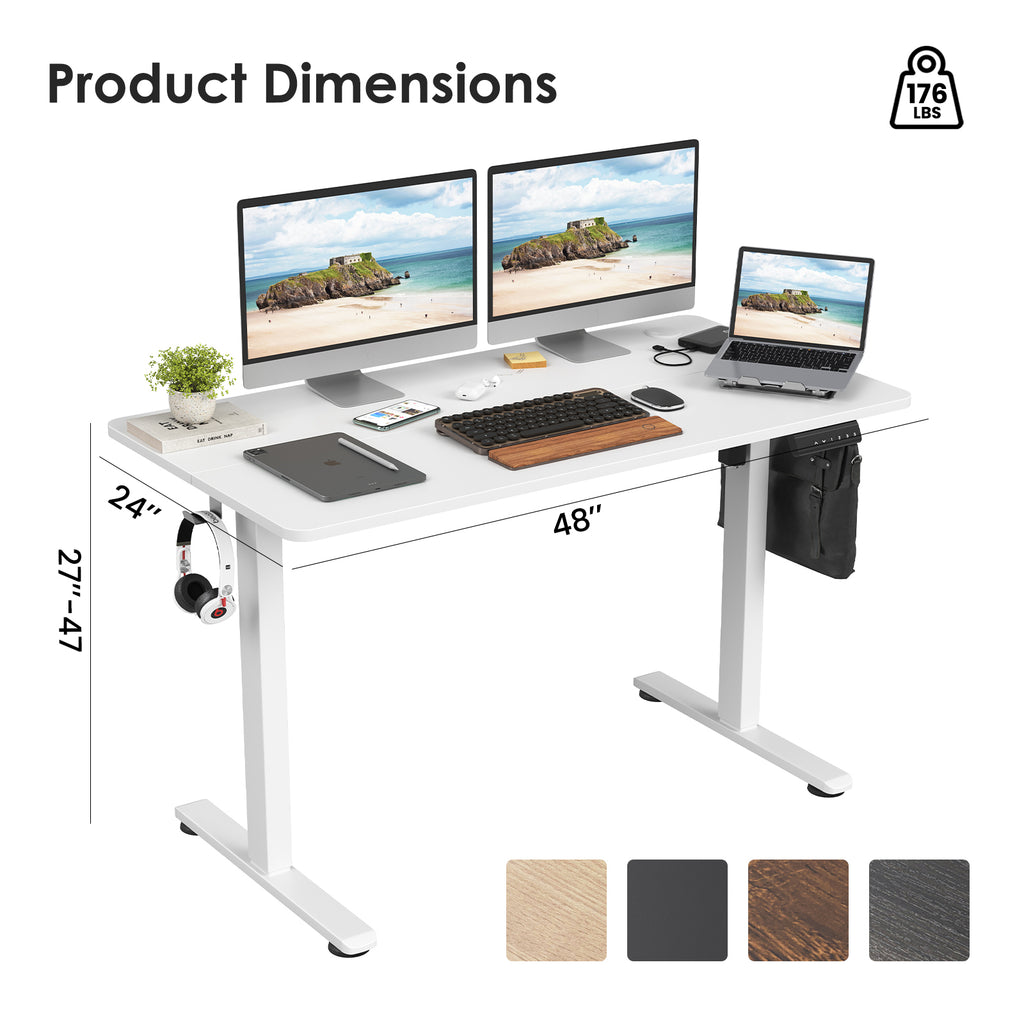 STARY Electric Standing Desk with Splice Board
