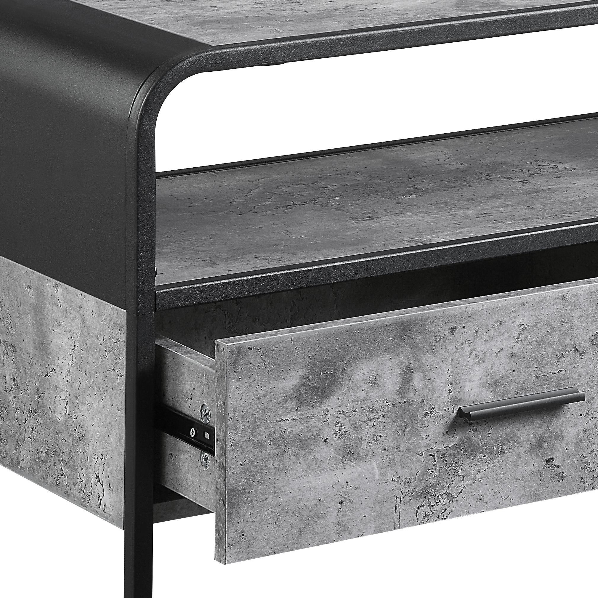 Raziela Concrete TV Stand