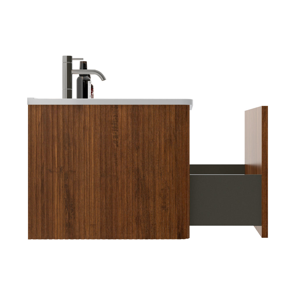 Etna 24" Striped Floating Bathroom Vanity