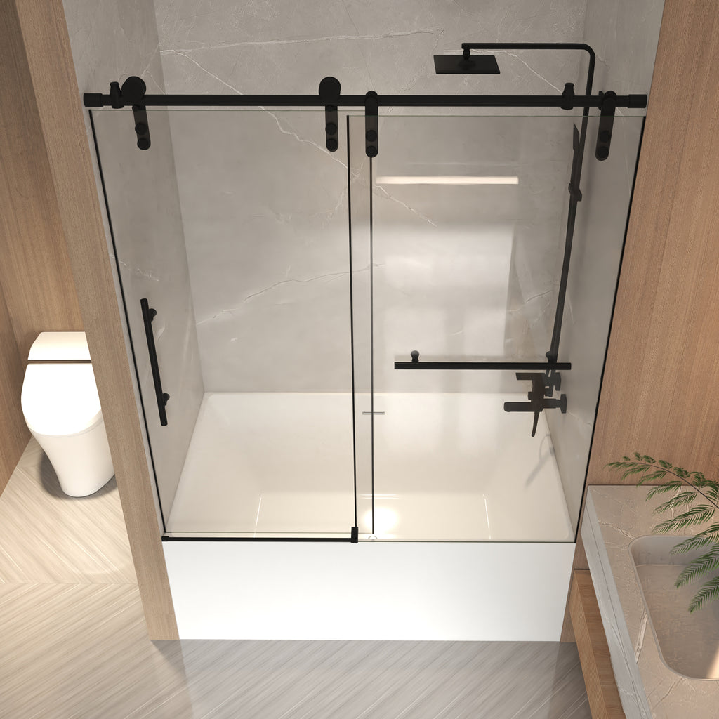 Frameless Sliding Bathtub Door