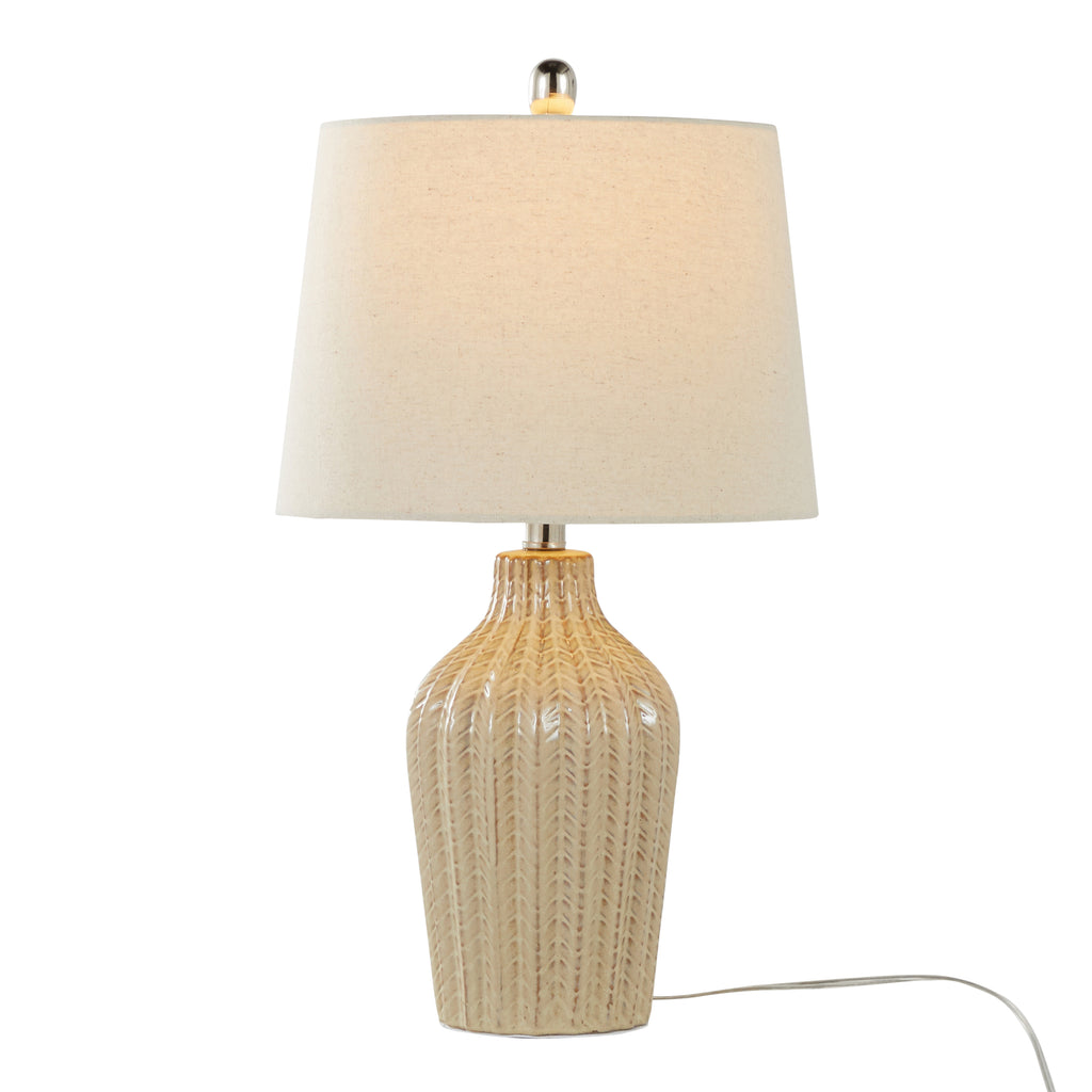 Rockwell 23" Contemporary Ceramic Table Lamp in Cuban