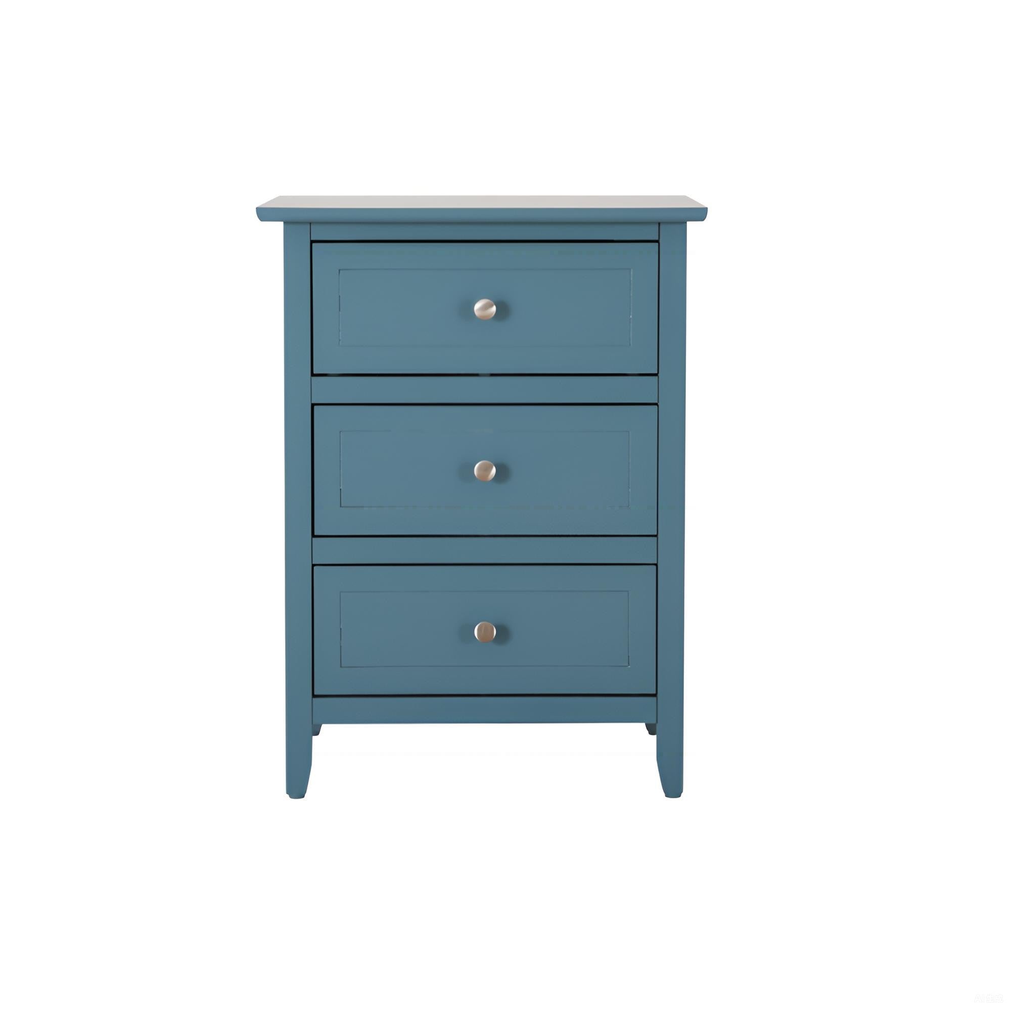 Teal Accent Nightstand For Modern Bedrooms