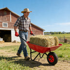 Steel Tray Wheel Barrow Trolley