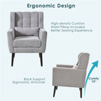 Modern Chenille Accent Chair