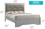 Elegantly Designed Transitional Queen Bed