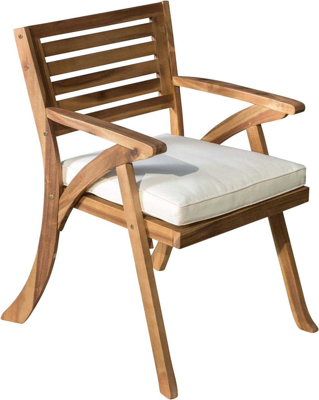 Outdoor 3-Piece Acacia Wood Dining Set
