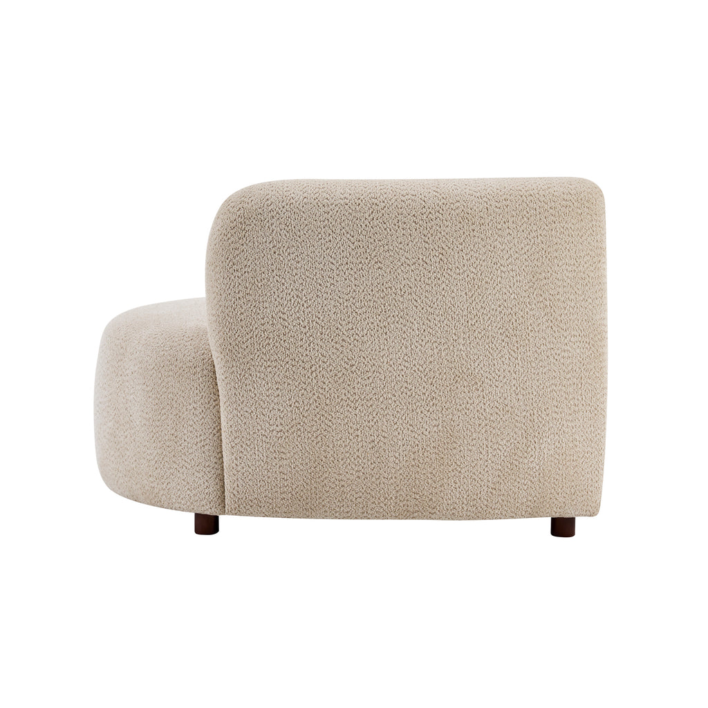 Cozelle 3-Piece Modern L Shape Sectional Curved Cloud Couch