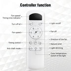 52 Inch Modern Ceiling Fan With Remote Control