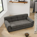 Soft and Comfortable Pet Sofa with Backrest and Armrests