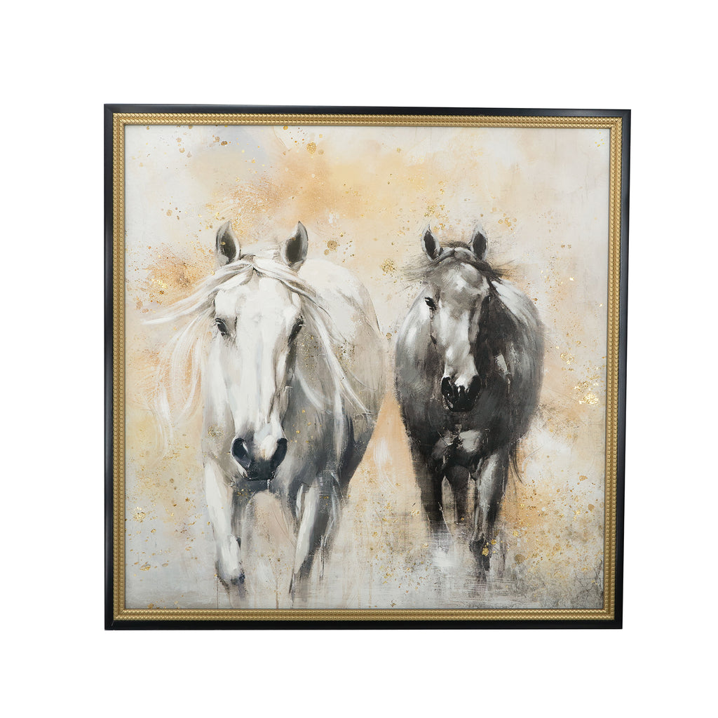 39.4x39.4" Realistic Hand-Painted Wall Décor