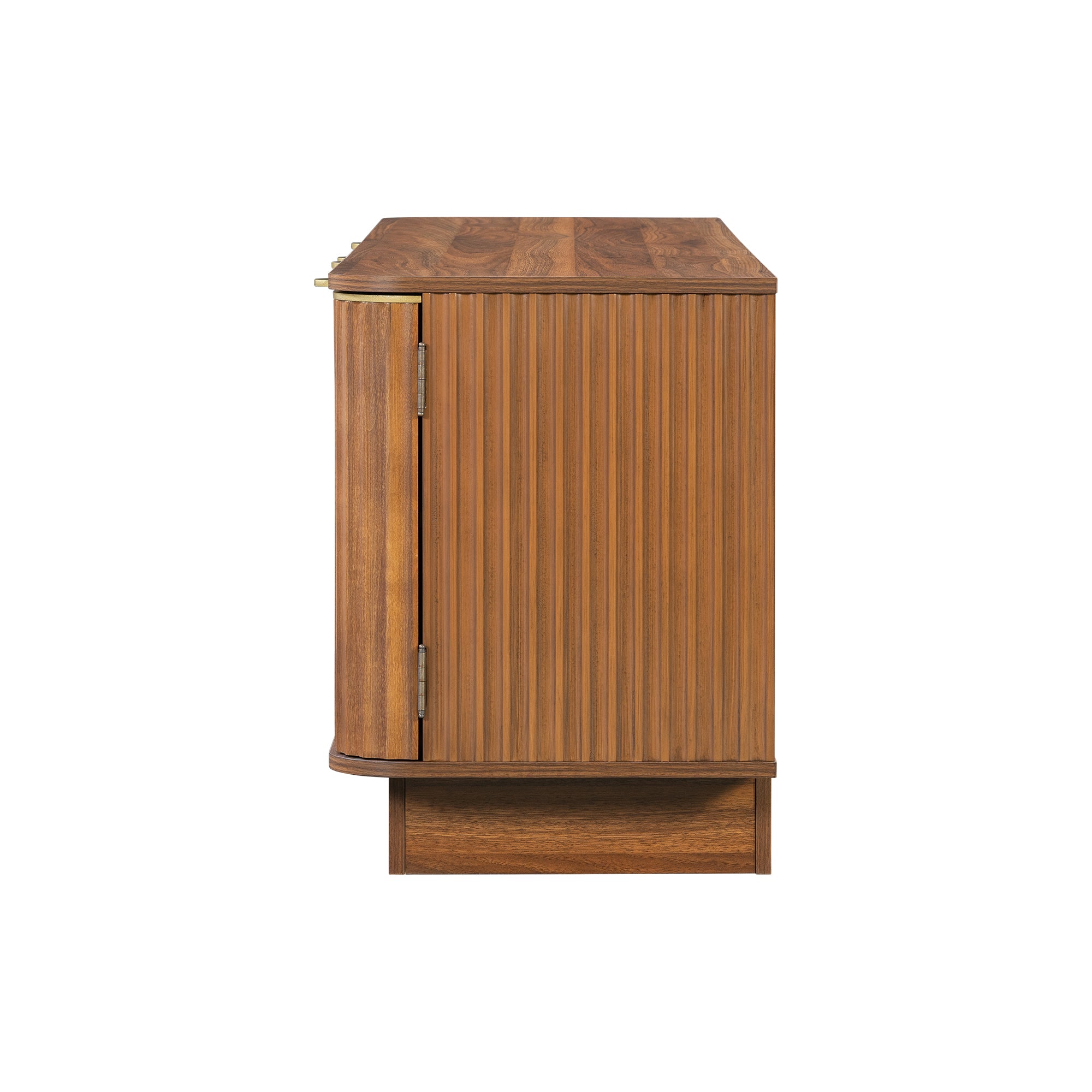 Vibe Haus Mid-Century Modern TV Stand for 70 Inch TVs