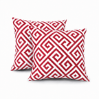 4 Pack Outdoor Pillow Covers - Water-Repellent Decorative Cushion Covers