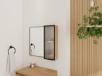 10" Bathroom Wall Mirror Cabinet with Acrylic Door