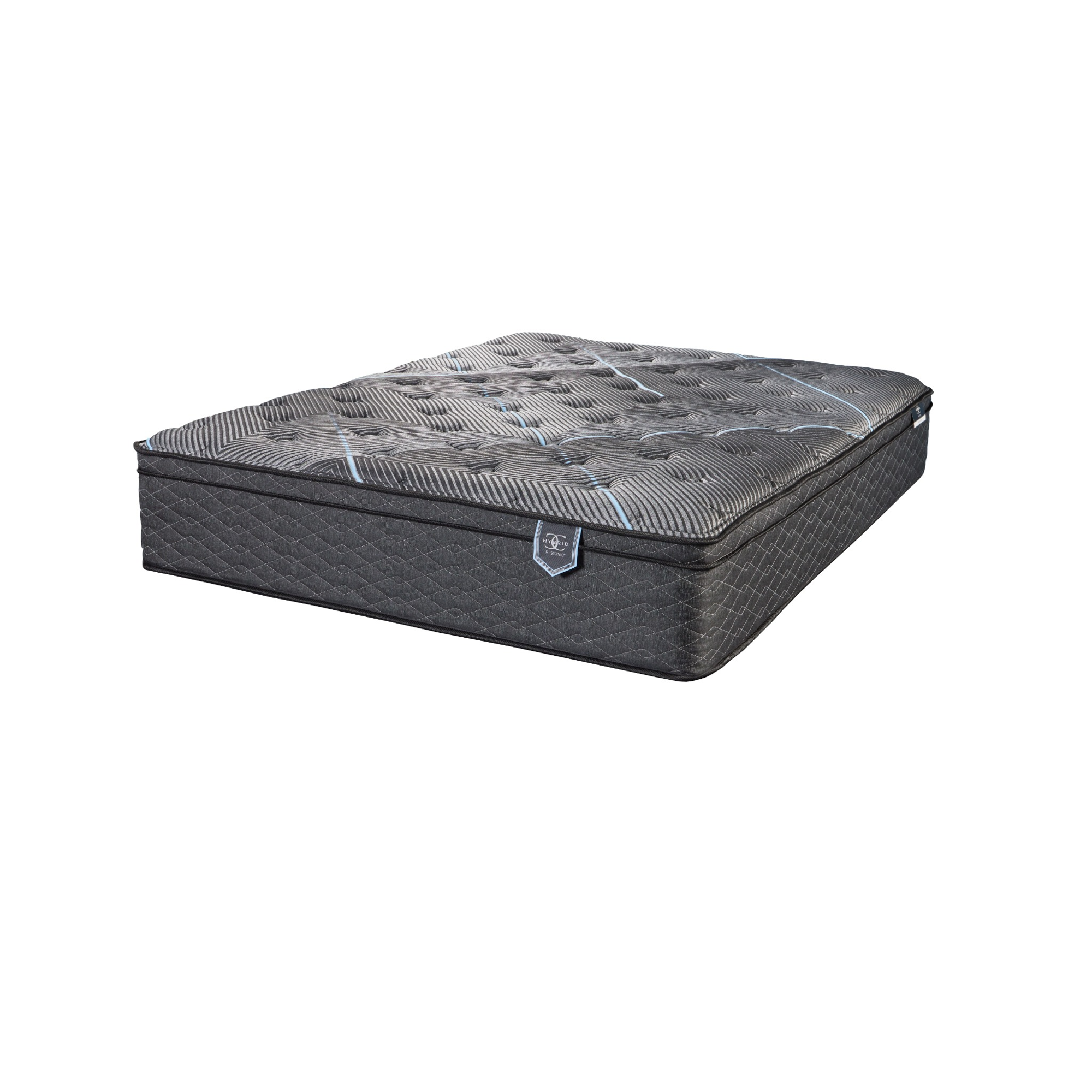 Restonic ComfortCare Hybrid Euro Top Mattress King Size with 12-Piece Bedding Set