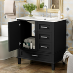 30" Modern Bathroom Vanity With Sink Combo Set