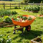 Steel Tray Wheel Barrow - Two Wheeled Trolley