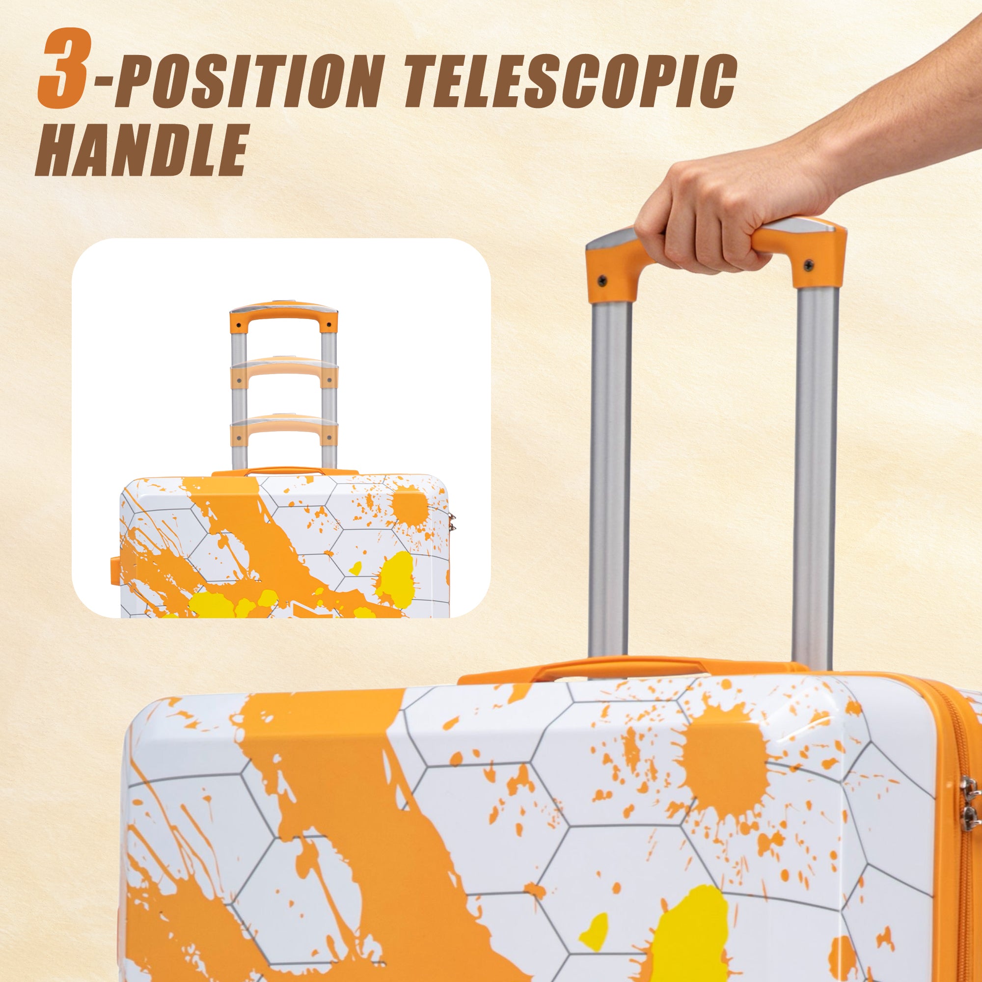 28 Inch PC Spinner Wheel Luggage