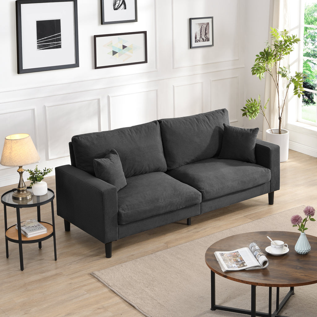 74" High Resilience Three Seater Sofa