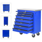 7 Drawers Multifunctional Tool Cart with Wheels