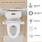 Upgraded Design Armrest One-Piece Toilet