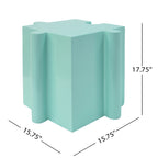 Puzzle Art Side Table, Modular Convex Edge MGO Table