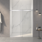 Frameless Sliding Shower Door 56-60"W x 72"H
