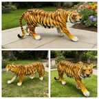 Simulated Tiger Resin Garden Statue