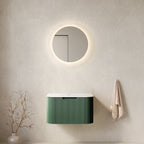 Dina 24'' Wall Mounted Plywood Cabinet with Carrara