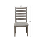 Casual Side Dining Chair with Ladder Back (Set of 2)