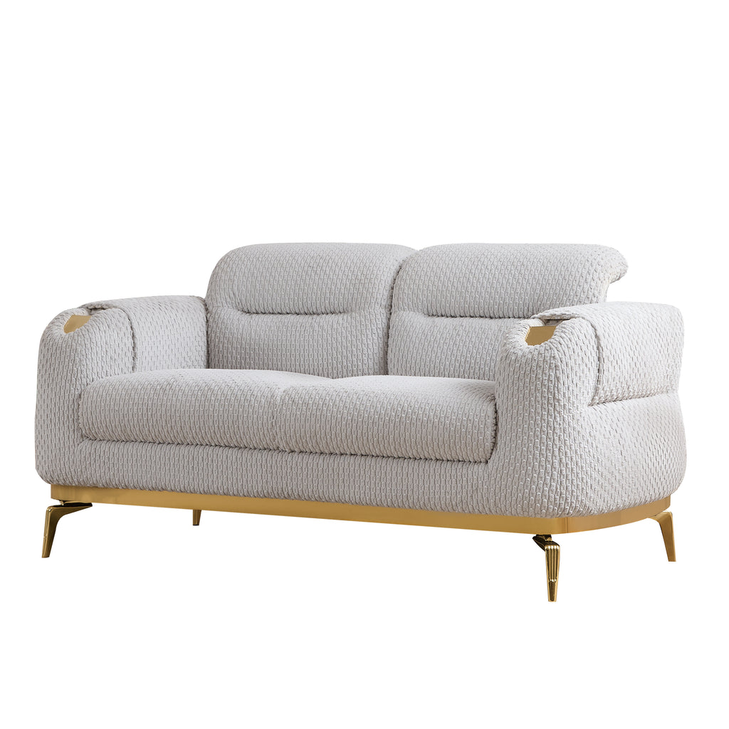 Zoe Modern Style Loveseat